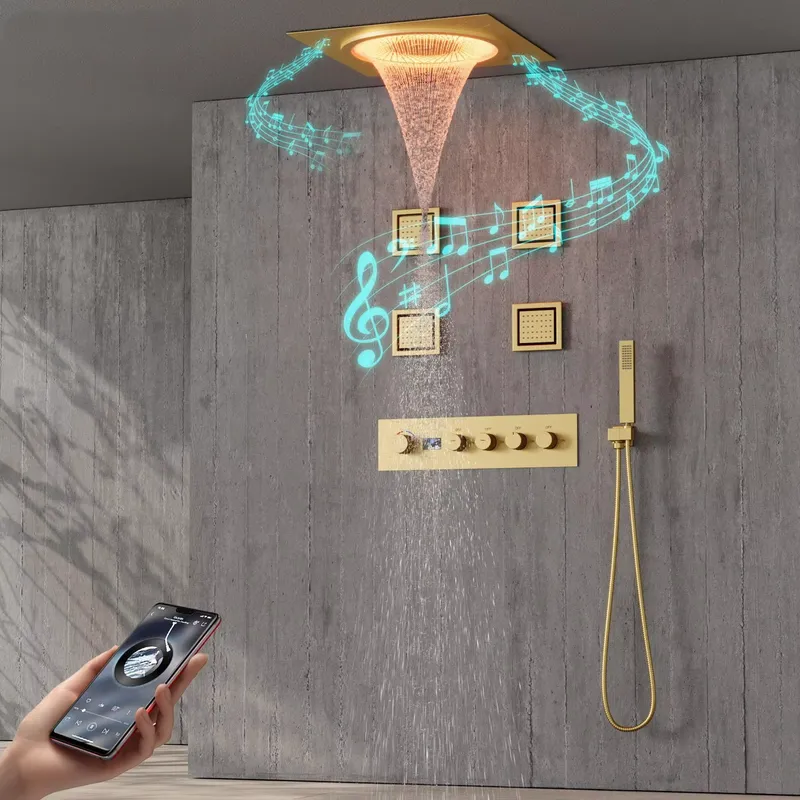 Juego de Ducha LED Inteligente - Spa & Wellness Retreat reseña y precio