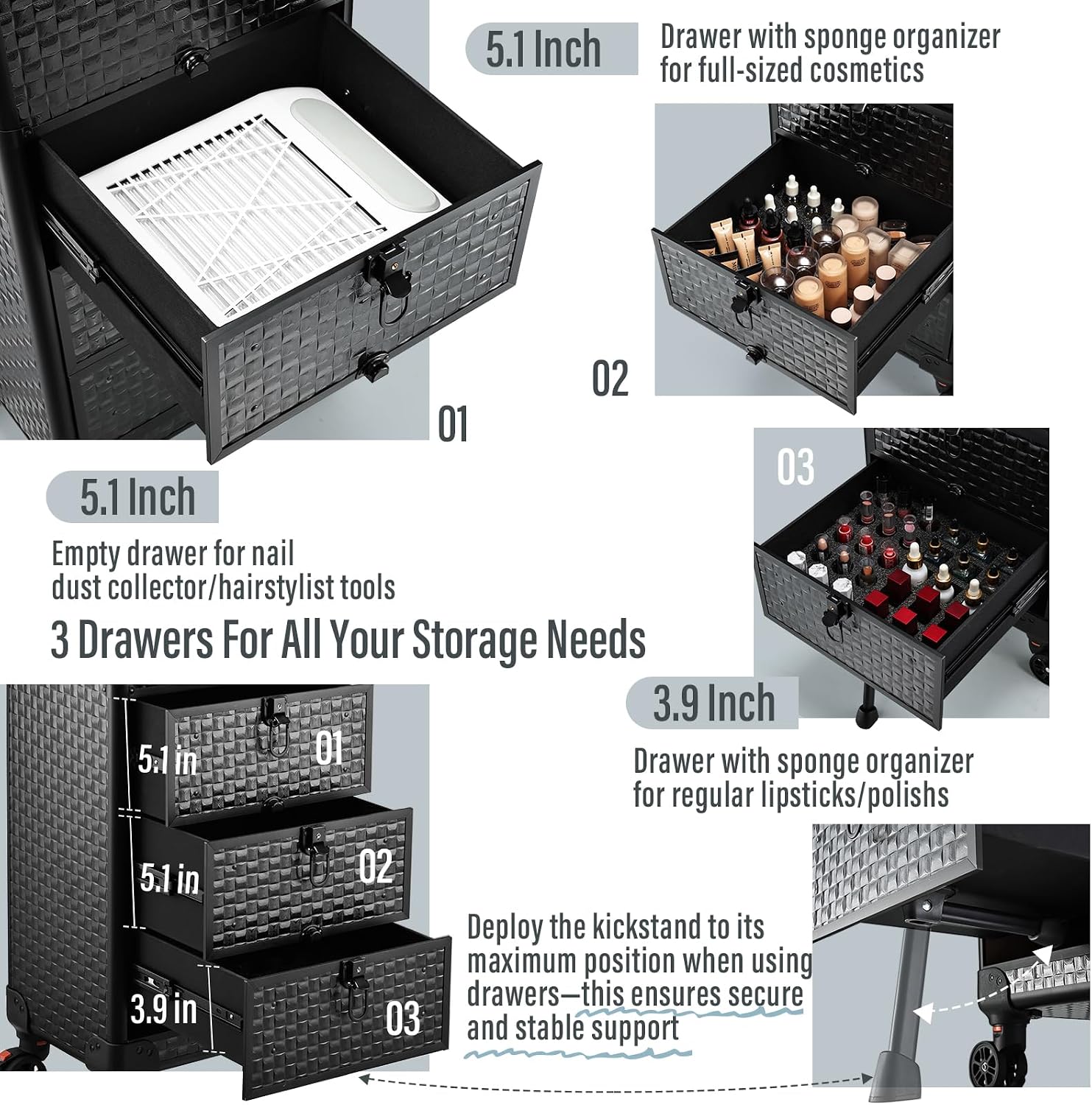 Carrito de Salón con Ruedas y  - Spa & Wellness Retreat reseña y precio