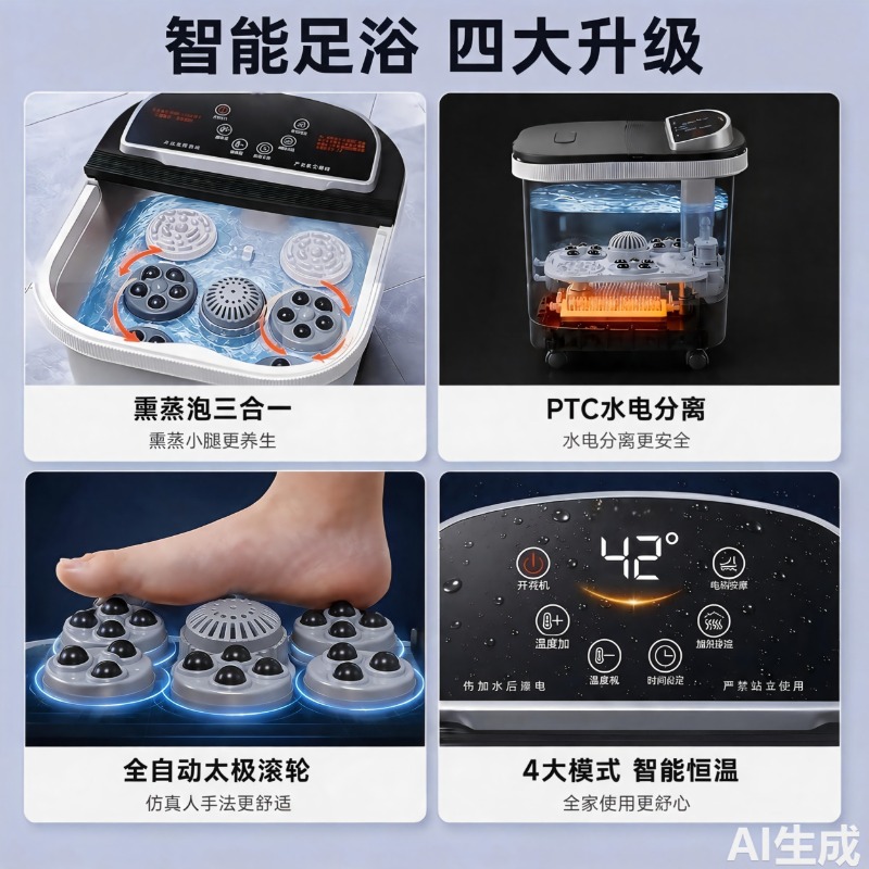 Bañera Eléctrica para Pies, co - Spa & Wellness Retreat reseña y precio