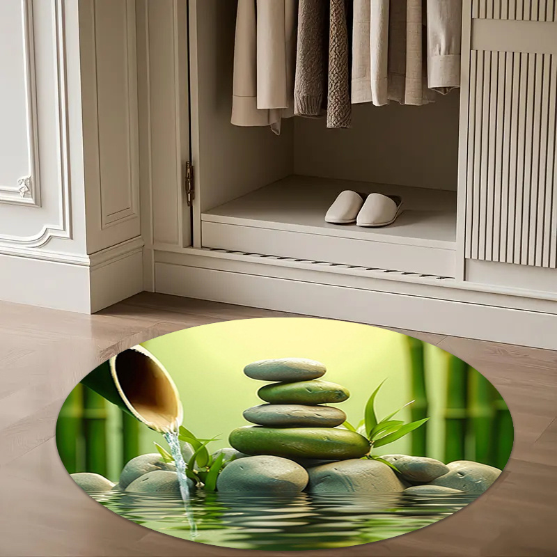 Alfombra Redonda Zen de Bambú  - Spa And Wellness Hotel reseña y precio