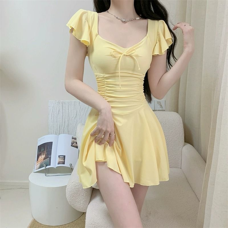 Traje de baño de manga corta c - Spa & Wellness Retreat reseña y precio