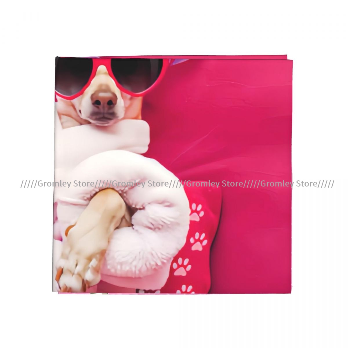 Pañuelo cuadrado con estampado - Spa Wellness In reseña y precio