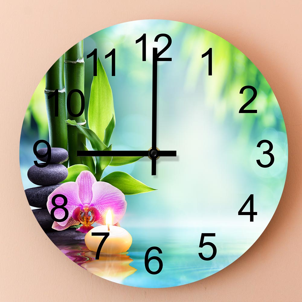 Reloj de pared silencioso con  - Wellness Spa With Massage reseña y precio